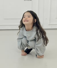 【LITTLE HI】【予約商品】color sweat setup -TOPS-【80-120cm】