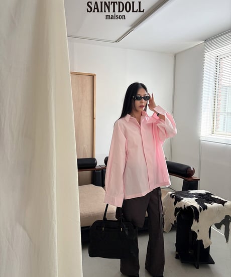 【saintdoll】【予約商品】BIG shirt【90-MOM】