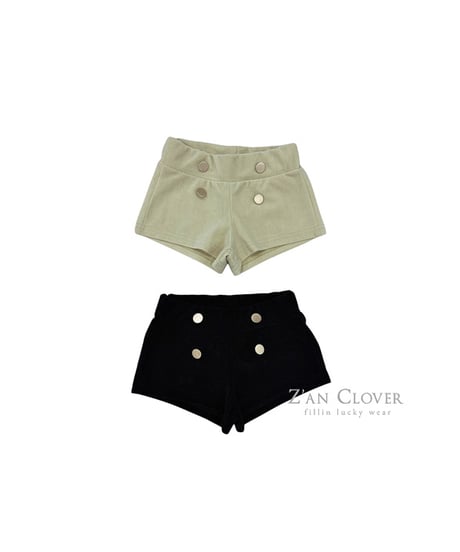 【ZANCLOVER】【予約商品】velours short pants【70-150cm】