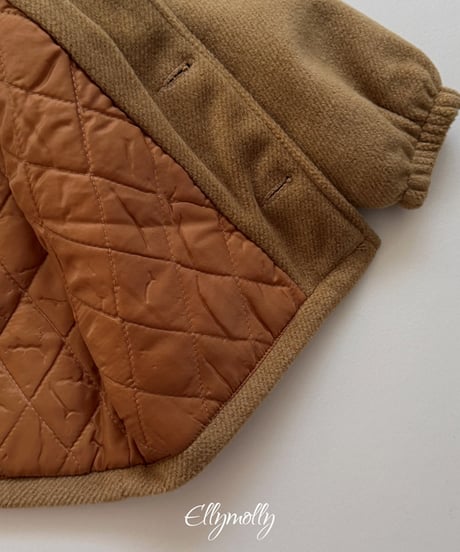 【Ellymolly】【予約商品】boa single coat【80-150cm】