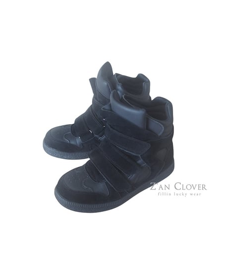 【ZANCLOVER】【予約商品】belt hightop sneakers【23-25cm】
