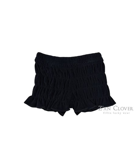 【ZANCLOVER】【予約商品】velours shirring short pants【70-150cm】