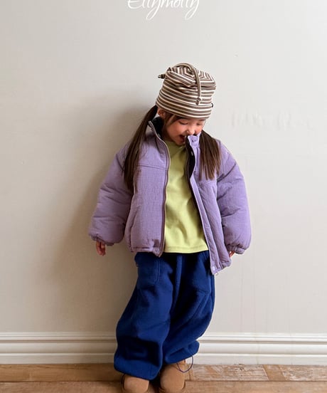 【Ellymolly】【予約商品】color volume blouson【80-150cm】