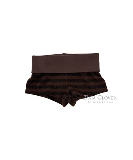 【ZANCLOVER】【予約商品】border knit short pants【70-150cm】