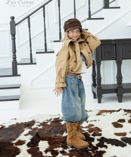 【ZANCLOVER】【予約商品】western boots【17.0-23.0㎝】