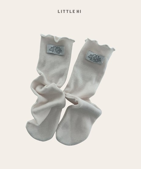 【LITTLE HI】【予約商品】soft loose socks