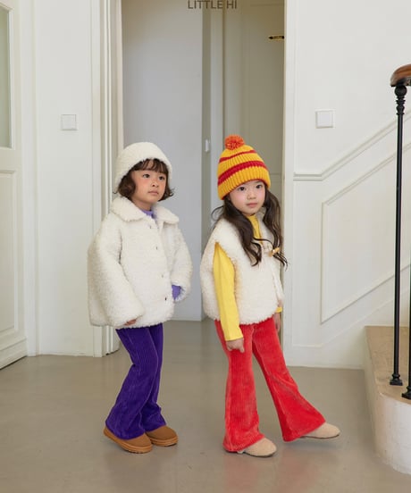 【LITTLE HI】【予約商品】color flare pants【80-120cm】