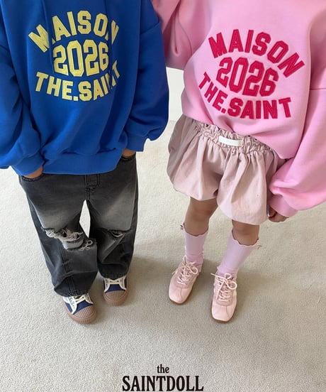 【saintdoll】【予約商品】Maison saint pullover【90-MOM】
