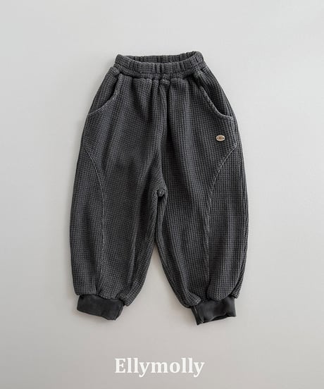 【ELLYMOLLY】【予約商品】waffle pants【80-150cm】
