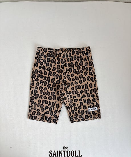 【saont doll】【予約商品】leopard biker pants【90-150cm】