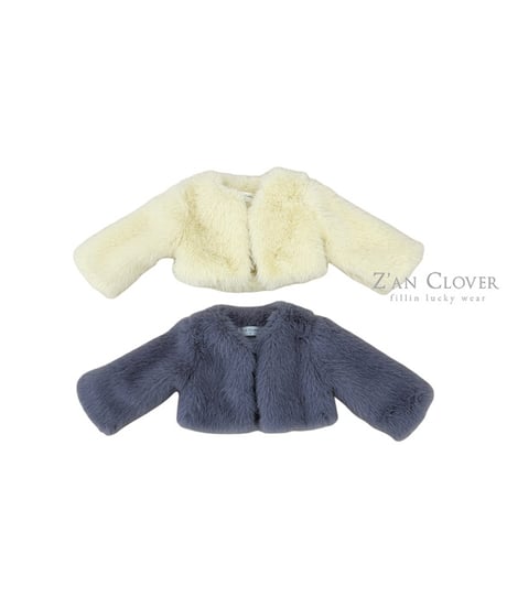 【ZANCLOVER】【予約商品】single fur jacket【70-150cm】
