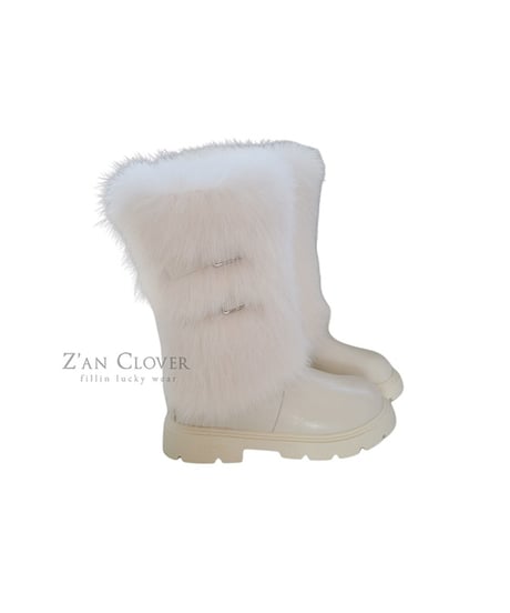 【ZANCLOVER】【予約商品】fur boots【16-22cm】