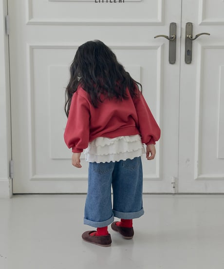 【LITTLE HI】【予約商品】soft color loose socks