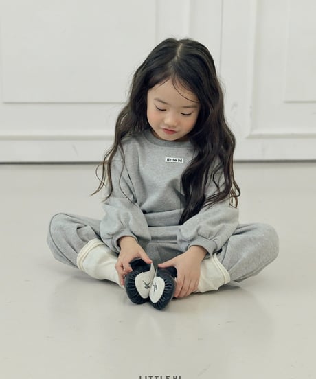 【LITTLE HI】【予約商品】color sweat setup -TOPS-【80-120cm】