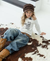 【ZANCLOVER】【予約商品】lace layered tee【70-150cm】