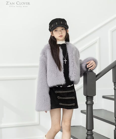 【ZANCLOVER】【予約商品】single fur jacket【70-150cm】