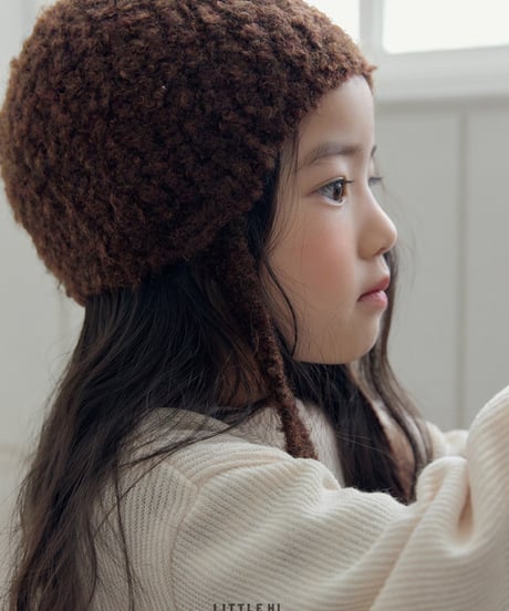 【LITTLE HI】【予約商品】bonnet knit cap