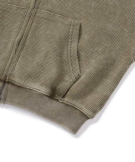 【OUR】【予約商品】pigment waffle parka【90-160cm】