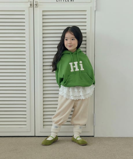 【LITTLE HI】【予約商品】Hi hood parka【80-120cm】