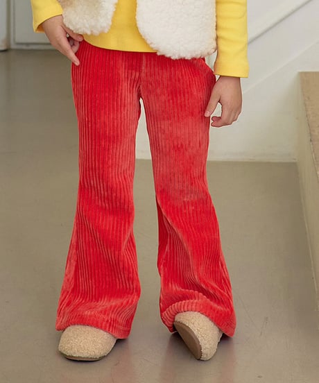 【LITTLE HI】【予約商品】color flare pants【80-120cm】
