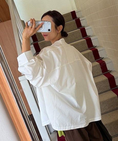【saintdoll】【予約商品】BIG shirt【90-MOM】