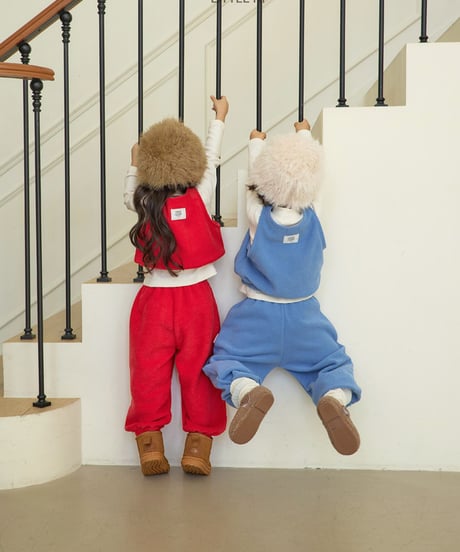 【LITTLE HI】【予約商品】fleece setup -vest-【80-120cm】