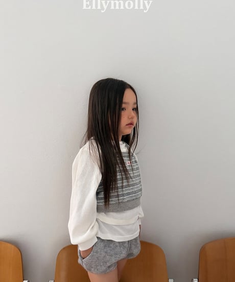 【ELLYMOLLY】【予約商品】sweat short camisole【80-130cm】