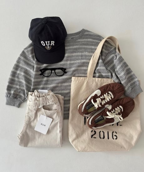 【OUR】【予約商品】LOGO cotton cap