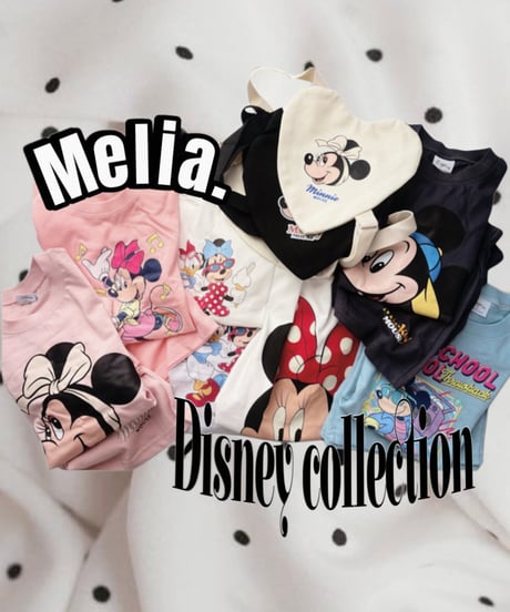 Mickey＆Minnie face heart bag