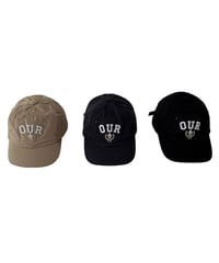 【OUR】【予約商品】LOGO cotton cap