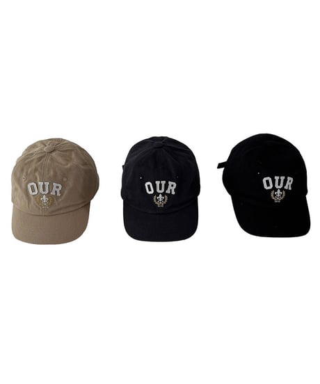 【OUR】【予約商品】LOGO cotton cap