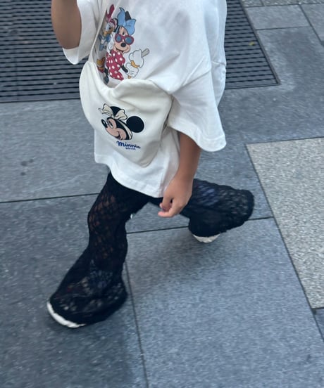 Minnie×daisy tee【90-130cm】【MOM】