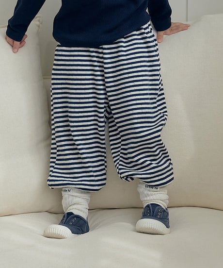 【little hi】【予約商品】border pants【80-120cm】