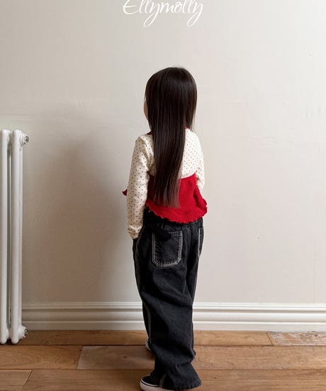 【Ellymolly】【予約商品】holter neck tops【70-130cm】