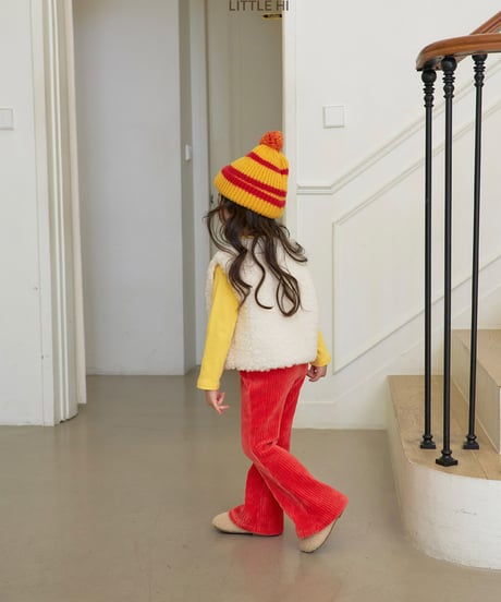 【LITTLE HI】【予約商品】color flare pants【80-120cm】