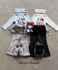 【BUNNY POWDER】【予約商品】skirt ×flare pants set【90-150cm】