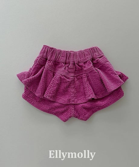 【ELLYMOLLY】【予約商品】color frill short pants【80-130cm】