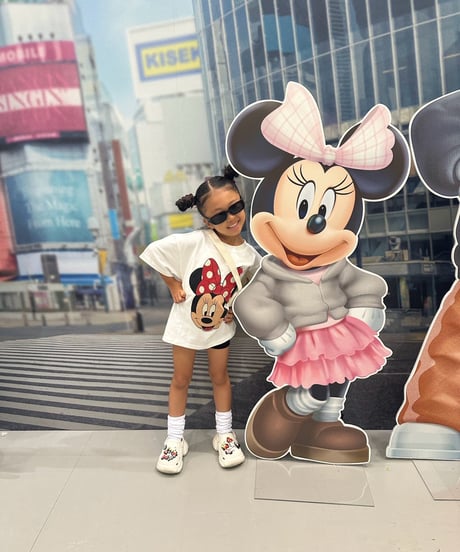Minnie Big face tee【100cm-160cm】