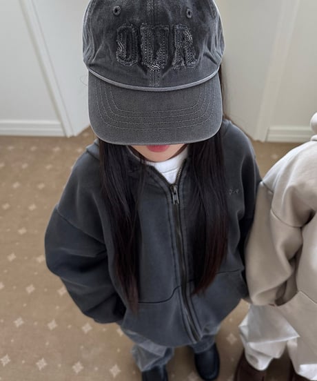 【OUR】【予約商品】LOGO patch cap