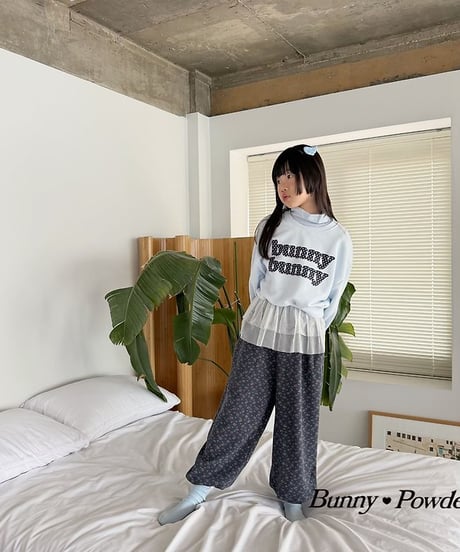 【BUNNY POWDER】【予約商品】bunny×bunny pullover【90-150cm】【MOM】