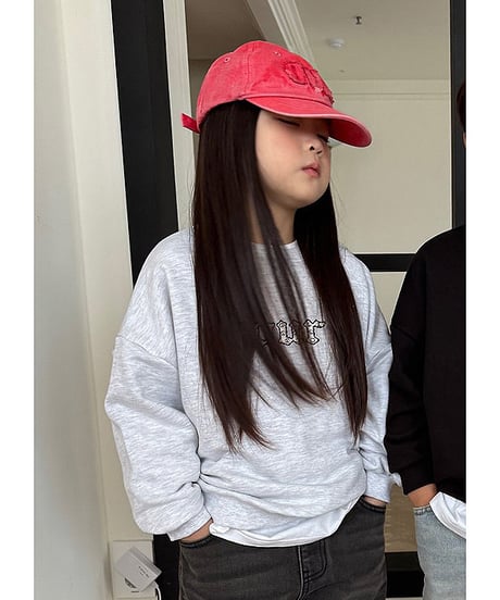 【OUR】【予約商品】LOGO linestone pullover【90-160cm】