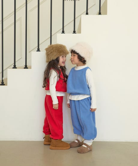 【LITTLE HI】【予約商品】fleece setup -vest-【80-120cm】