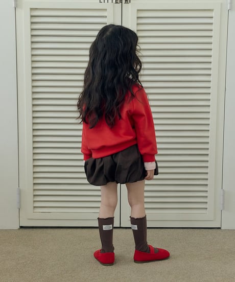 【LITTLE HI】【予約商品】soft color loose socks