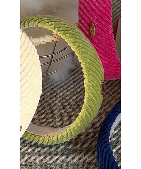 【saont doll】【予約商品】color velours head band