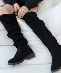 【ZANCLOVER】【予約商品】Knee high boots【17.0-25.0㎝】