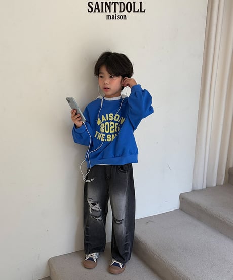 【saintdoll】【予約商品】Maison saint pullover【90-MOM】