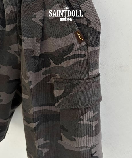 【saont doll】【予約商品】camouflage wide middle pants【90-150cm】