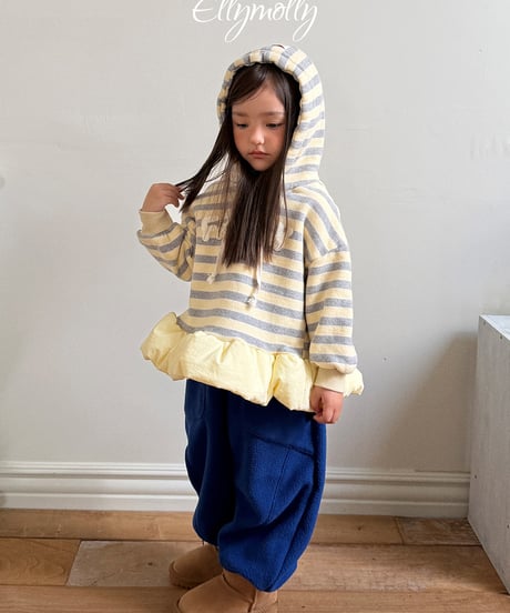 【Ellymolly】【予約商品】FRIDAY balloon parka【70-130cm】