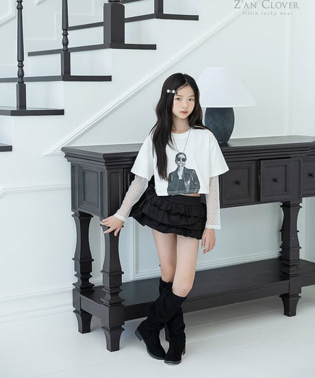 【ZANCLOVER】【予約商品】Knee high boots【17.0-25.0㎝】
