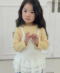 【LITTLE HI】【予約商品】frill camisole one-piece【80-120cm】